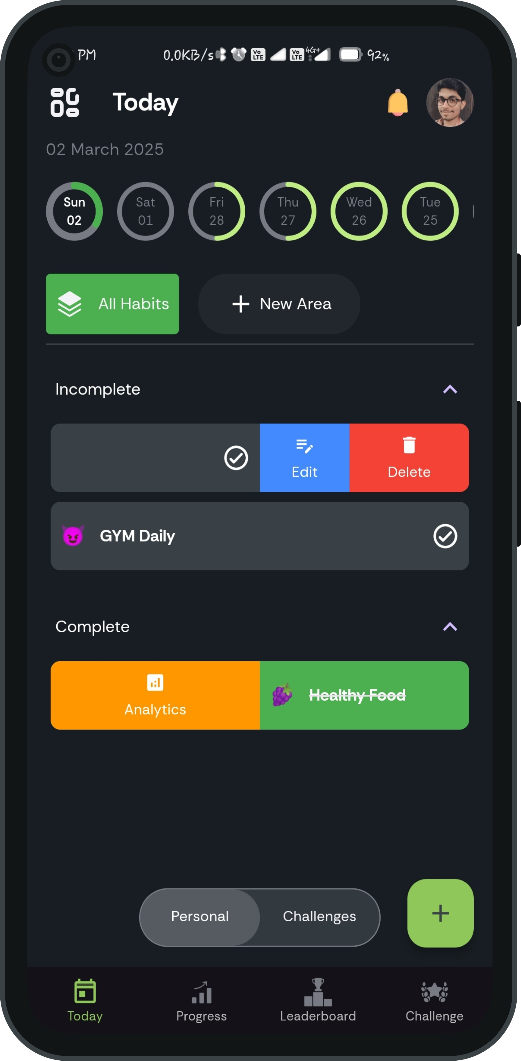 HabitHook App Preview